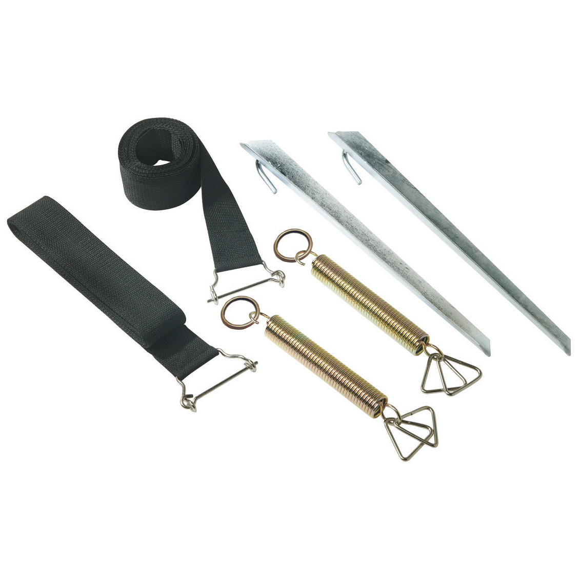 Sada ku stanu Bo-Camp Tie-down kit Universal Farba: čierna