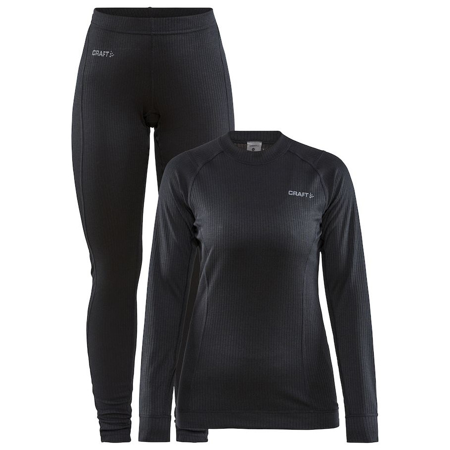 Dámsky funkčný set Craft Core Dry Baselayer Veľkosť: S / Farba: čierna