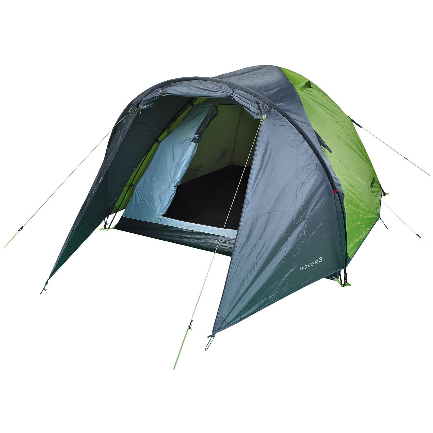 Turistický stan Hannah Hover 3 Farba: zelená/čierna