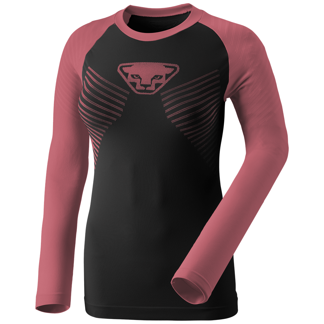 Dámske funkčné tričko Dynafit Speed Dryarn W L/S Tee Veľkosť: S / Farba: ružová/čierna