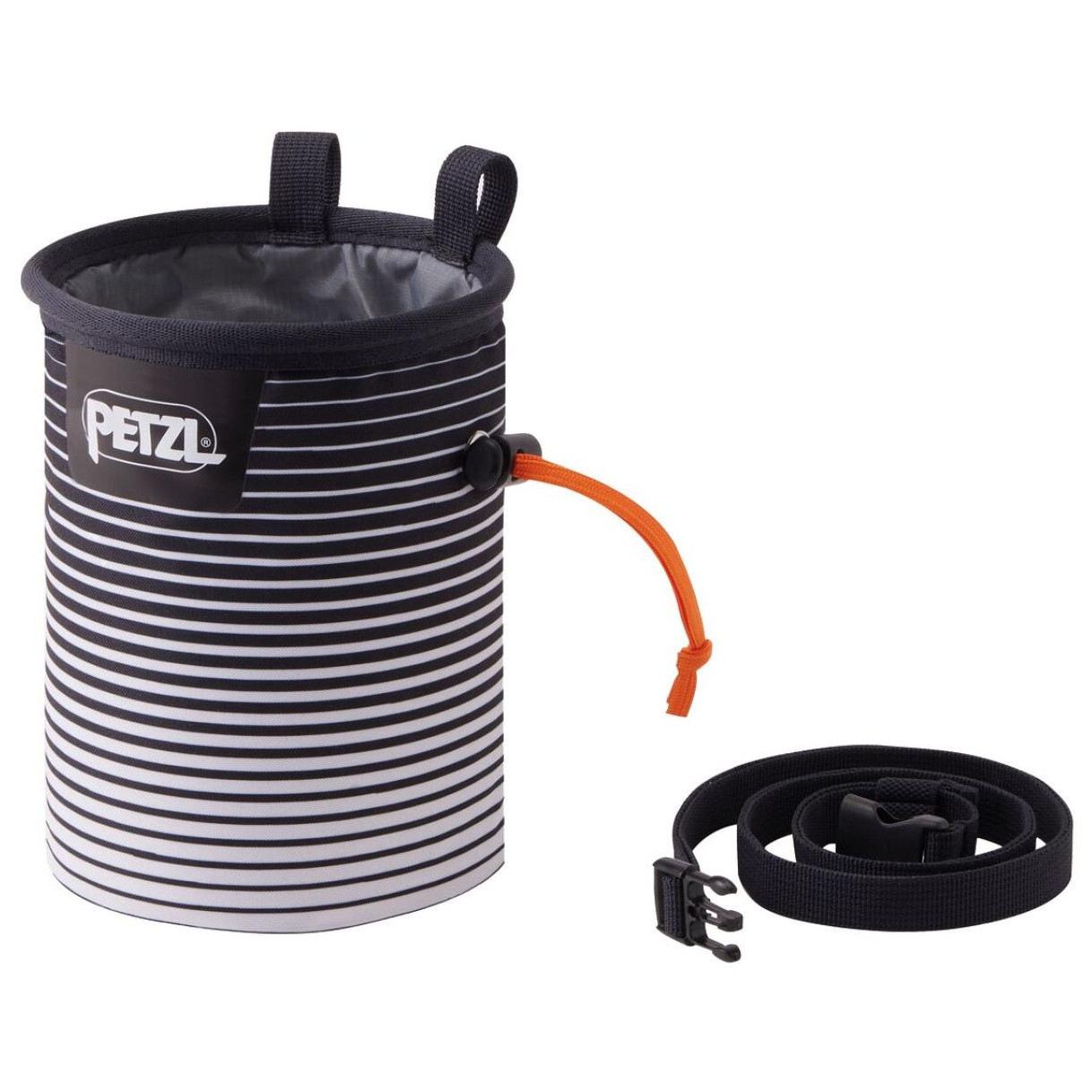 Vrecko na magnézium Petzl Bandi Farba: čierna/biela