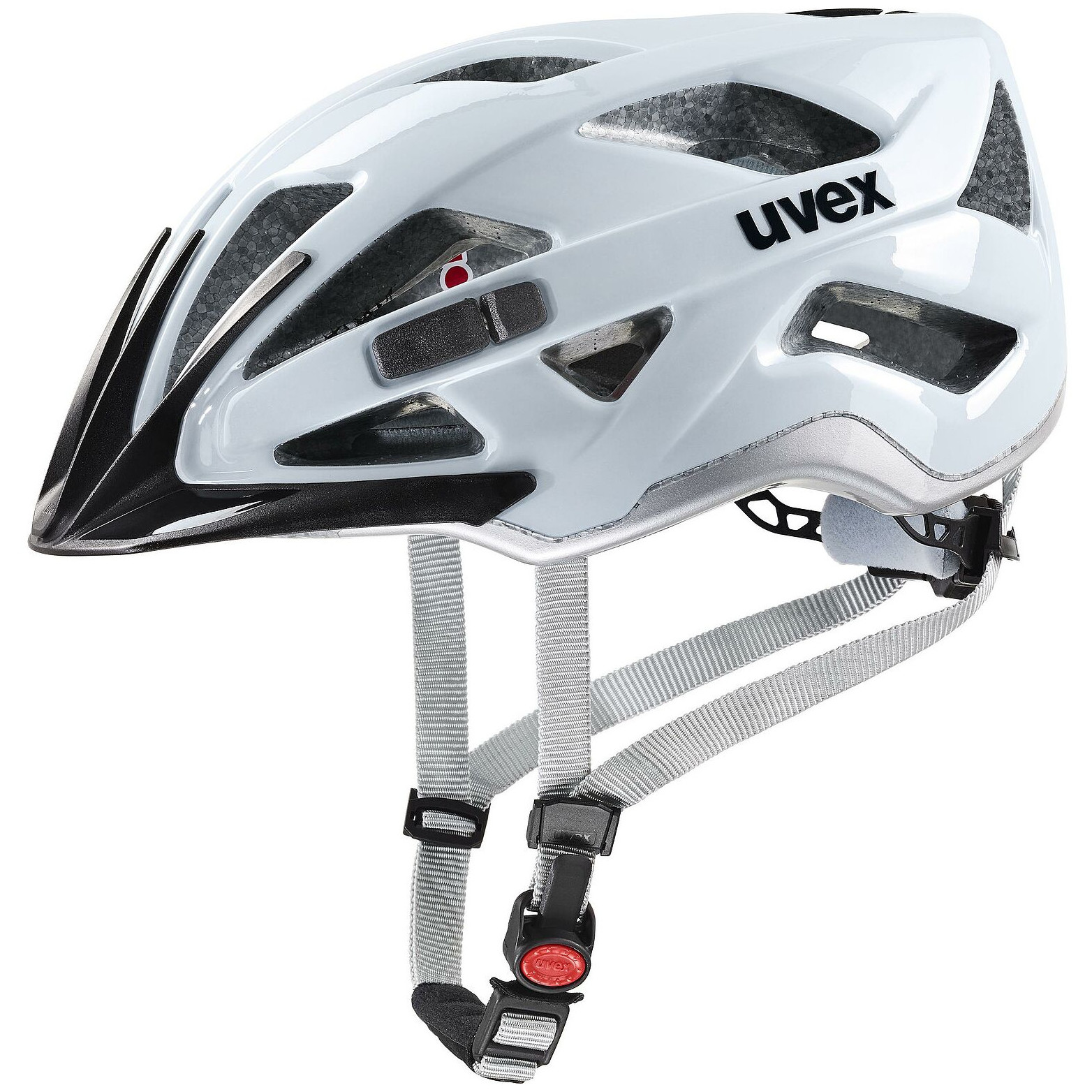 Cyklistická prilba Uvex Active Veľkosť helmy: 52-57 cm / Farba: sivá