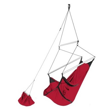Závesná stolička Ticket To The Moon Moon Chair Farba: červená