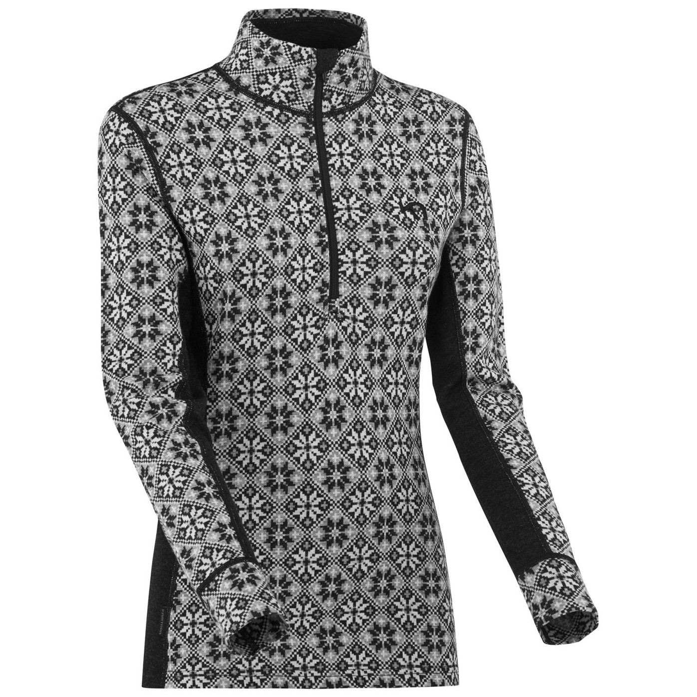 Dámske funkčné tričko Kari Traa Rose Half Zip Veľkosť: XS / Farba: čierna
