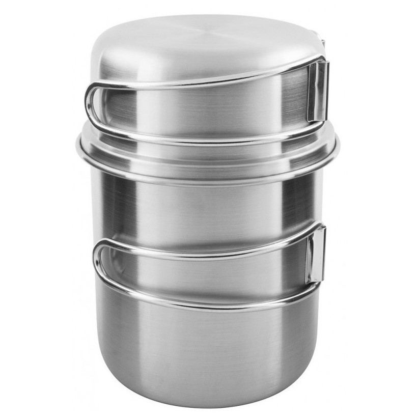 Hrnček Tatonka Handle Mug 850 Set Farba: strieborná
