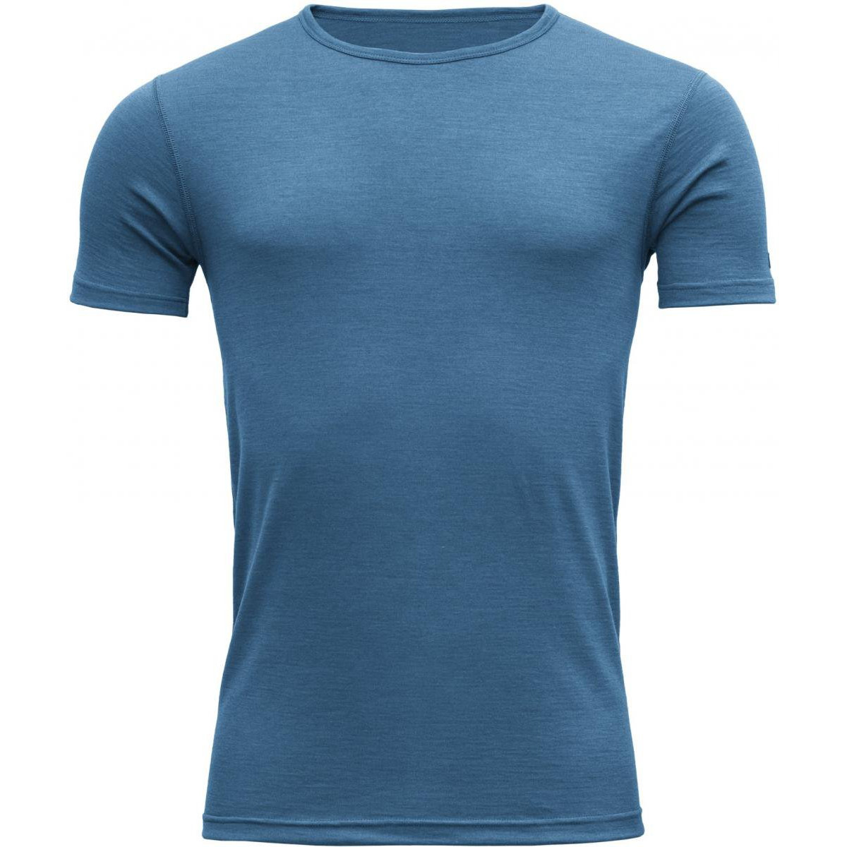 Pánske tričko Devold Breeze Man T-Shirt short sleeve Veľkosť: M / Farba: modrá