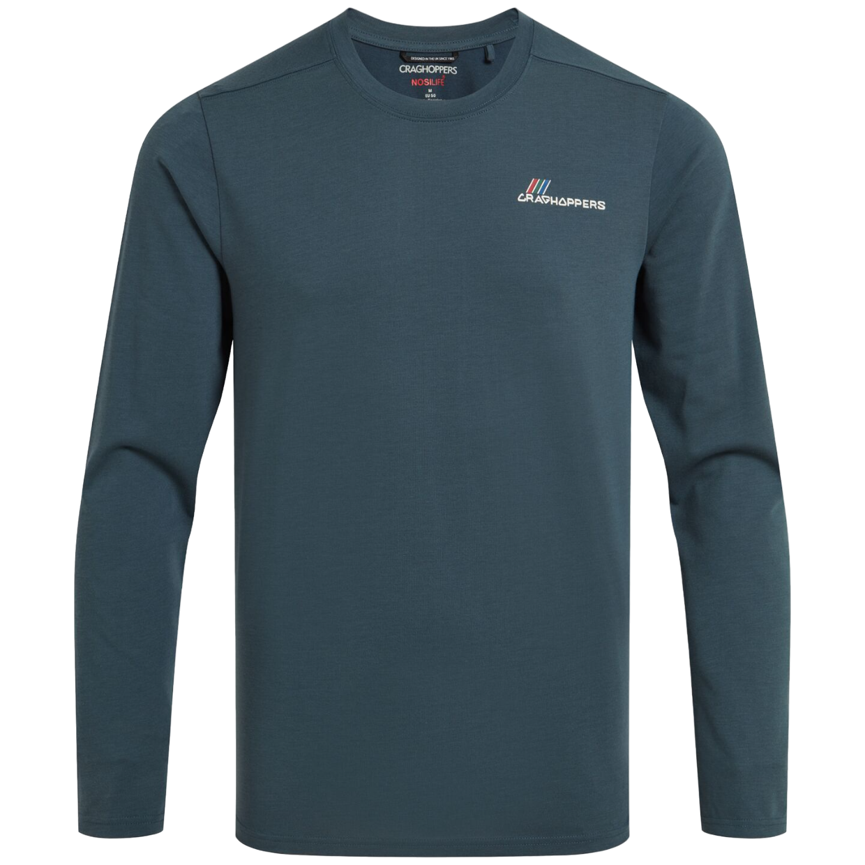 Pánske tričko Craghoppers Nosilife Abel Long Sleeved T-Shirt Veľkosť: XL / Farba: tmavomodrá