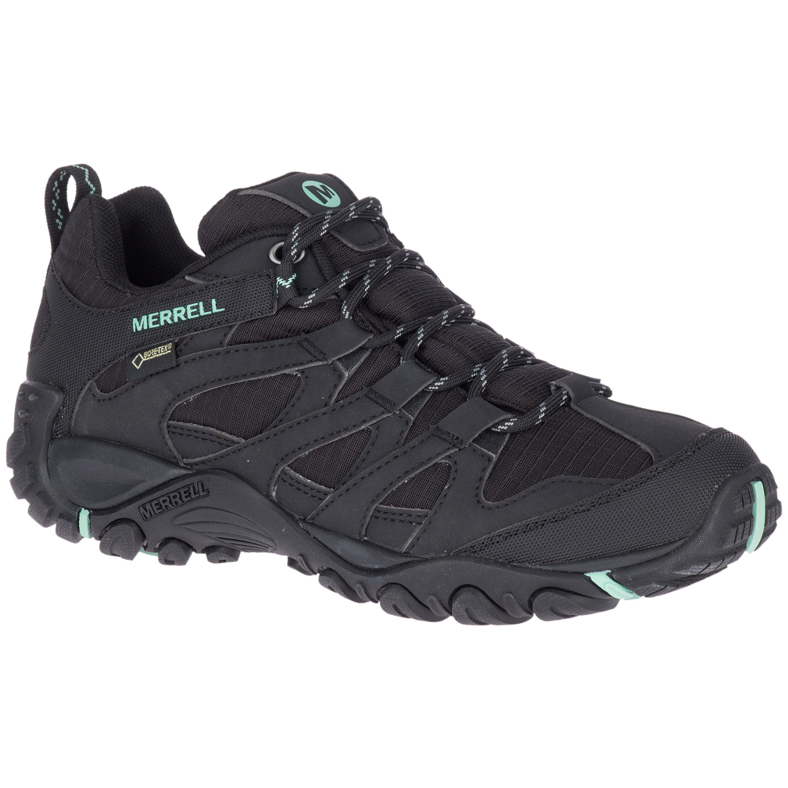 Dámske turistické topánky Merrell Claypool Sport Gtx Veľkosť topánok (EU): 40 / Farba: čierna/modrá