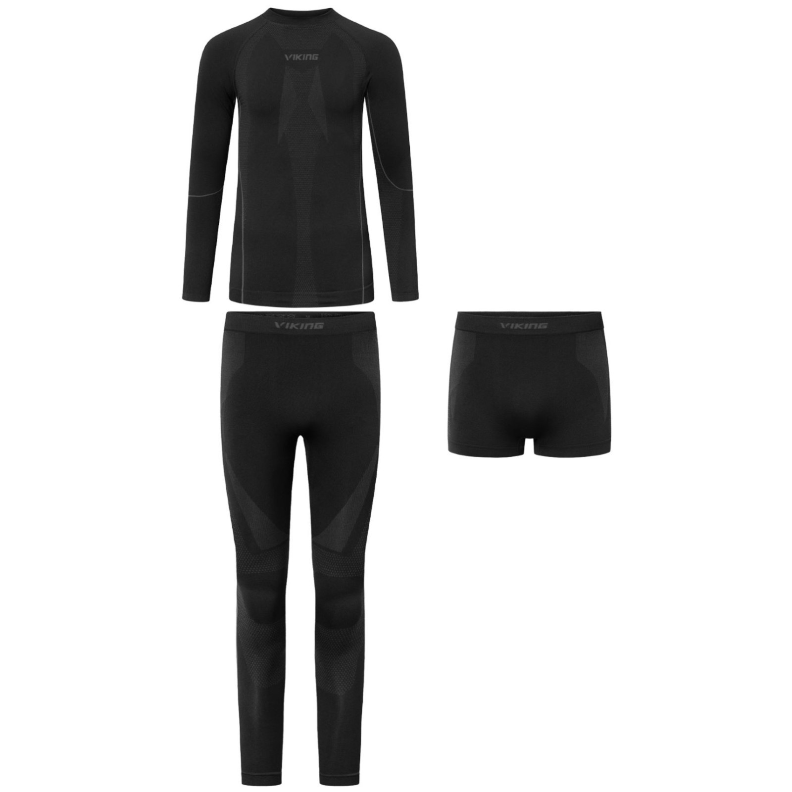 Pánsky funkčný set Viking Eiger Set Veľkosť: L / Farba: čierna