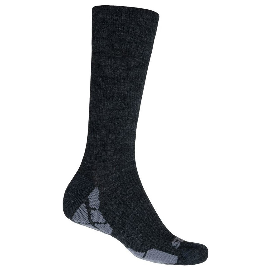Ponožky Sensor Hiking Merino Veľkosť ponožiek: 43-46 / Farba: čierna/sivá