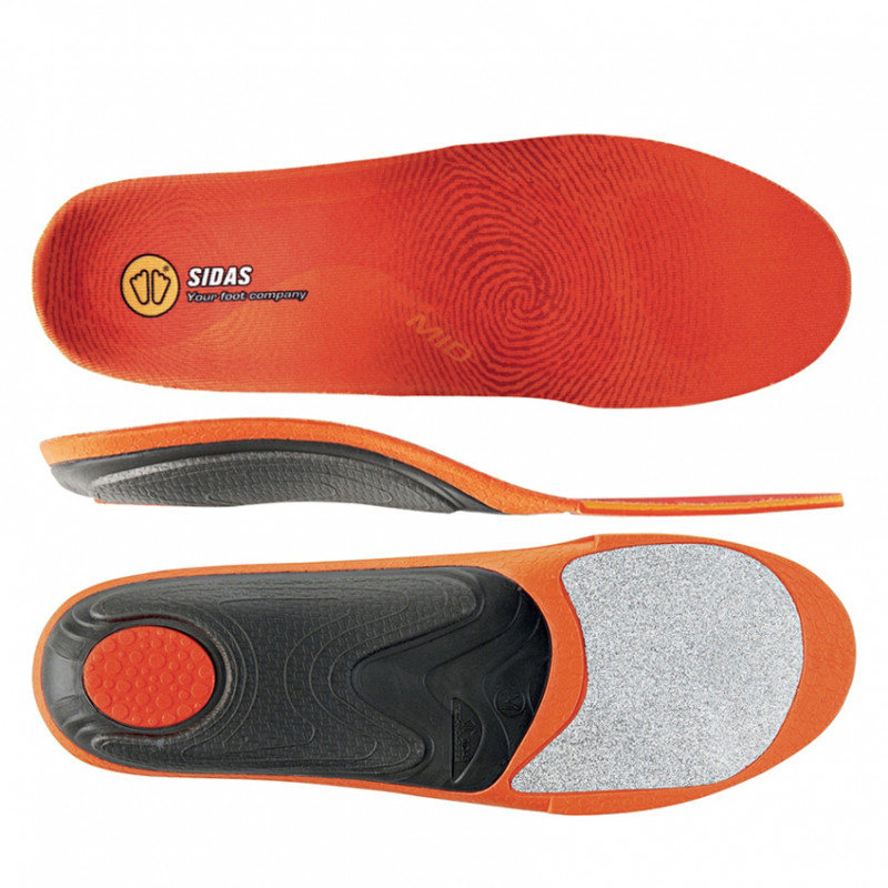 Vložky do topánok Sidas 3Feet Winter Mid Veľkosť topánok (EU): 42-43 / Farba: oranžová