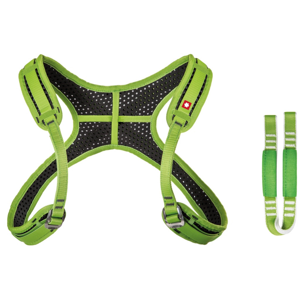 Prsný úväzok Ocún Webee Chest Lite + Tie-In Sl. Farba: zelená/čierna