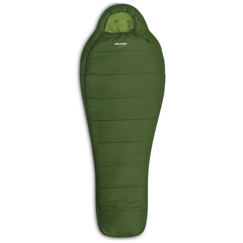 Spacák Pinguin Spirit 195 cm Zips: pravý / Farba: zelená