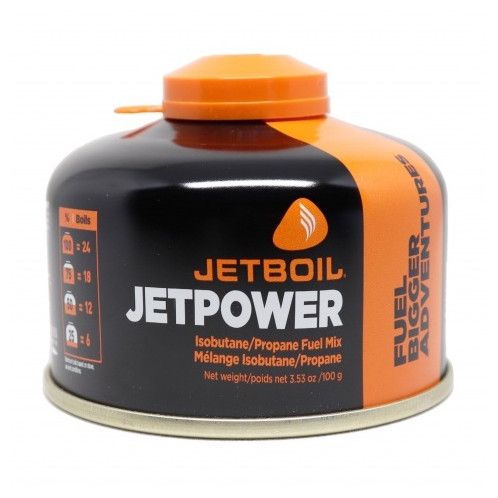 Kartuša Jet Boil JetPower Fuel 100g Farba: čierna