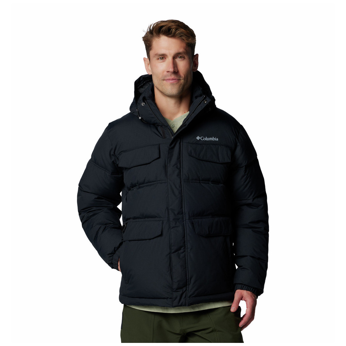 Pánska bunda Columbia Landroamer™ Puffer Jacket Veľkosť: L / Farba: čierna