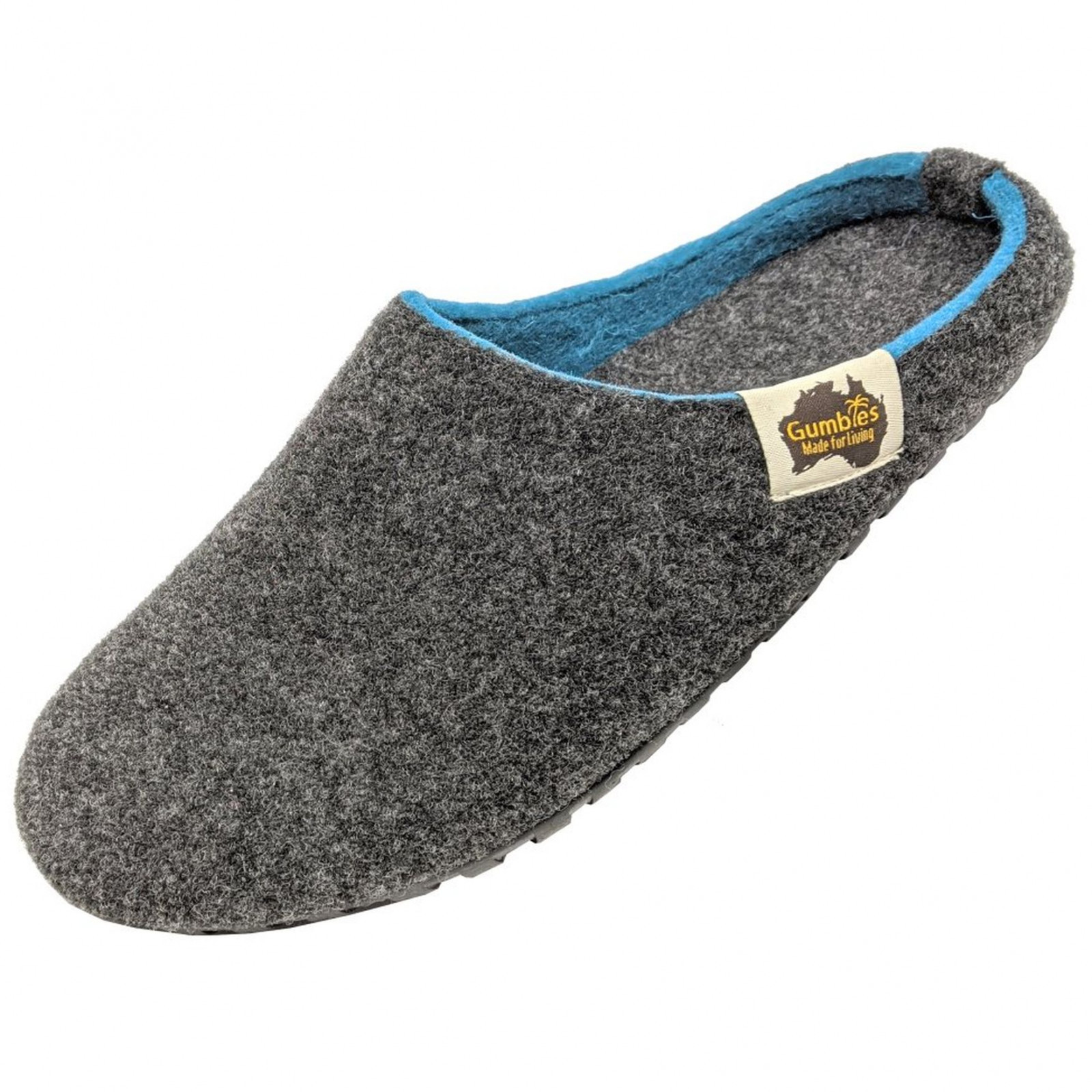 Papuče Gumbies Outback - Charcoral & Turquoise Veľkosť topánok (EU): 41 / Farba: tmavosivá