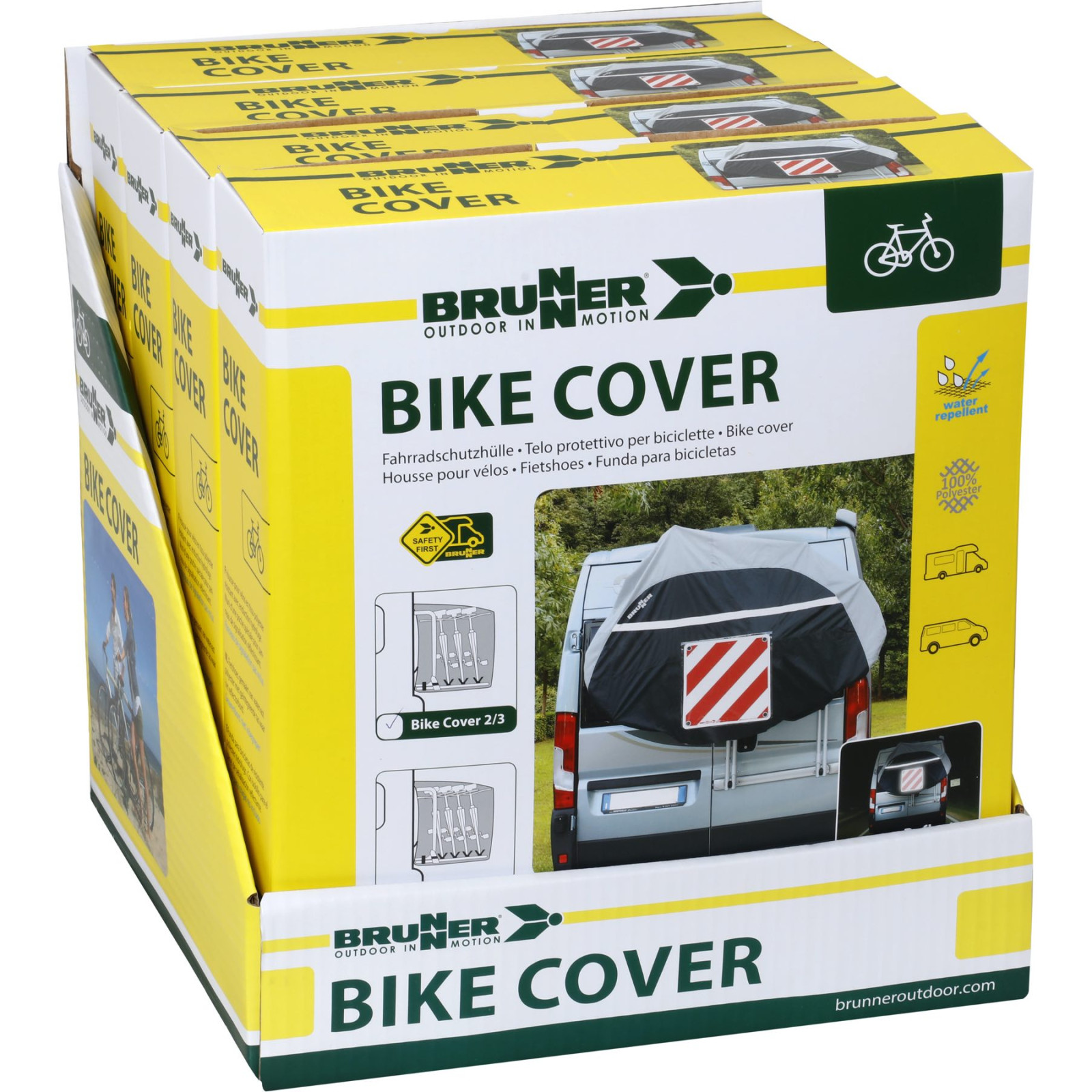 Krycia plachta Brunner Bike Cover 4 Farba: sivá