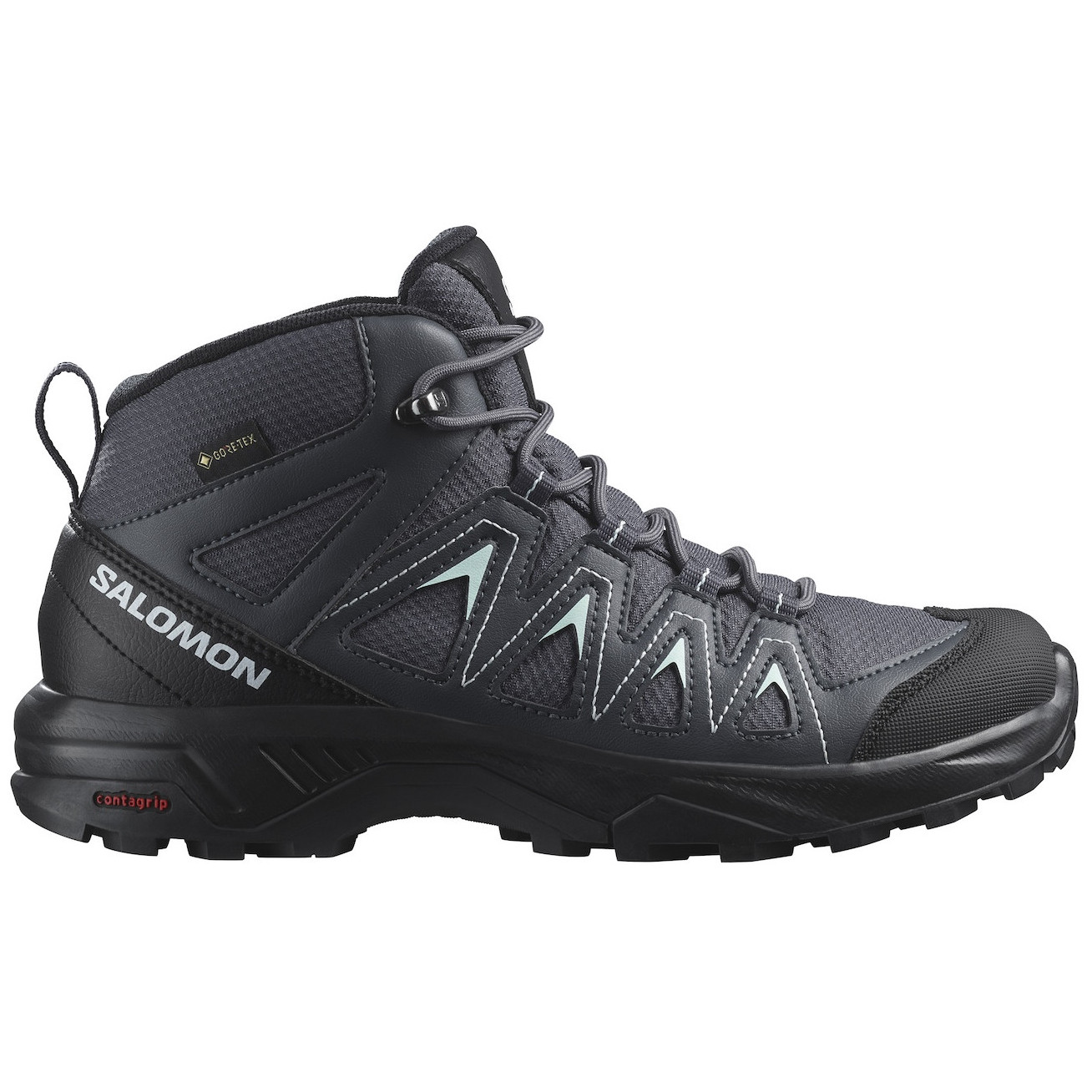 Dámske trekové topánky Salomon X Braze Mid Gore-Tex Veľkosť topánok (EU): 38 / Farba: čierna/sivá