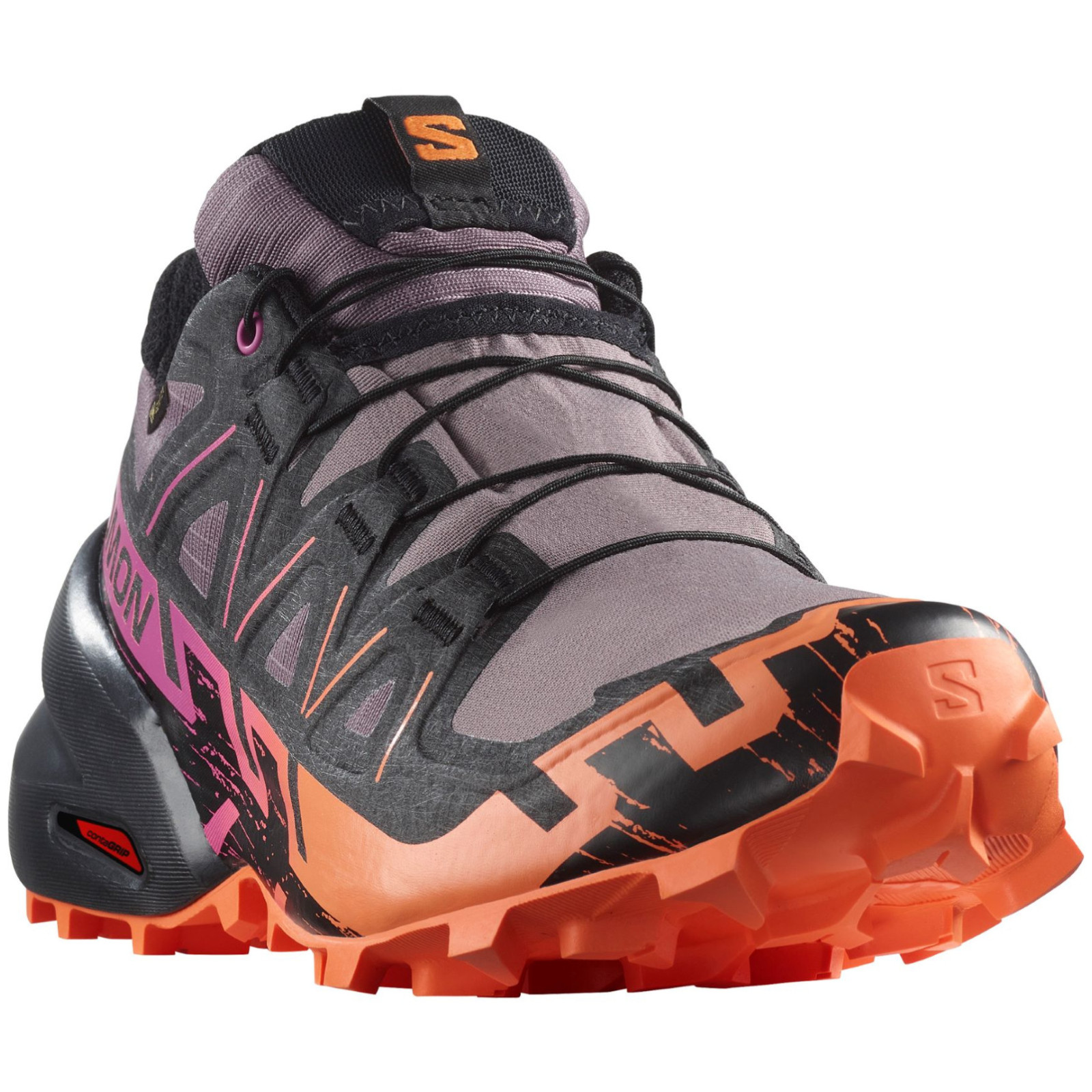 Dámske topánky Salomon Speedcross 6 Gore-Tex Veľkosť topánok (EU): 38 (2/3) / Farba: sivá/oranžová
