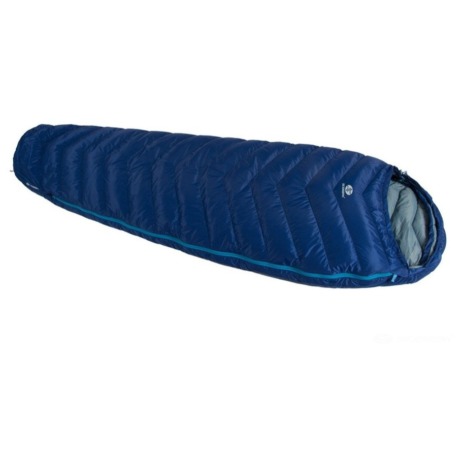 Páperový spacák Sir Joseph Double Attack II 200 cm Zips: ľavý / Farba: tmavomodrá