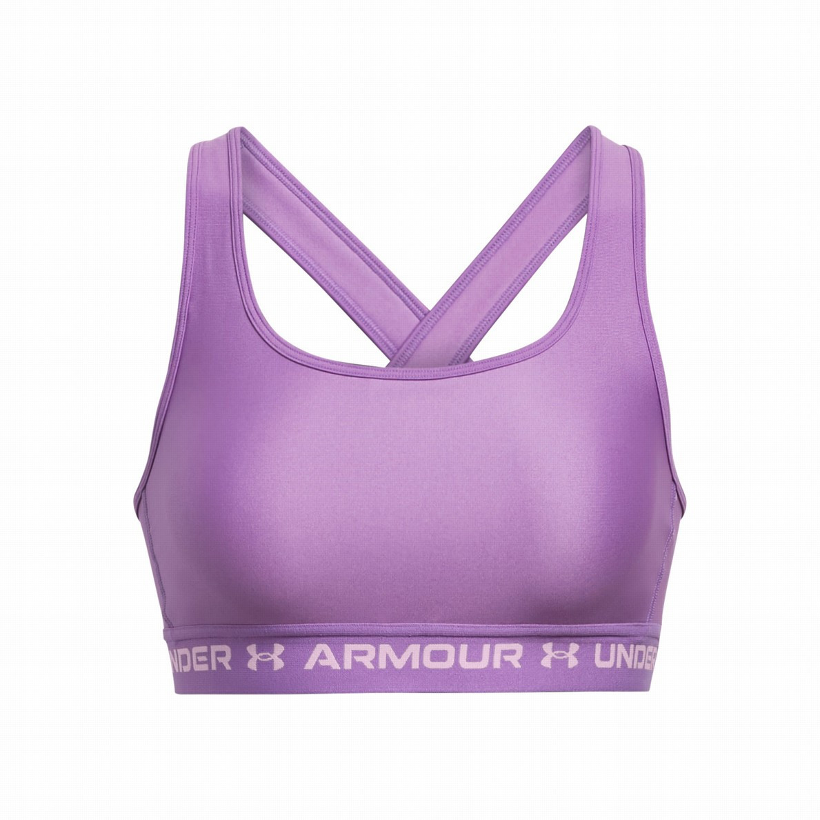 Podprsenka Under Armour Crossback Mid Bra Veľkosť podprsenky: S / Farba: fialová