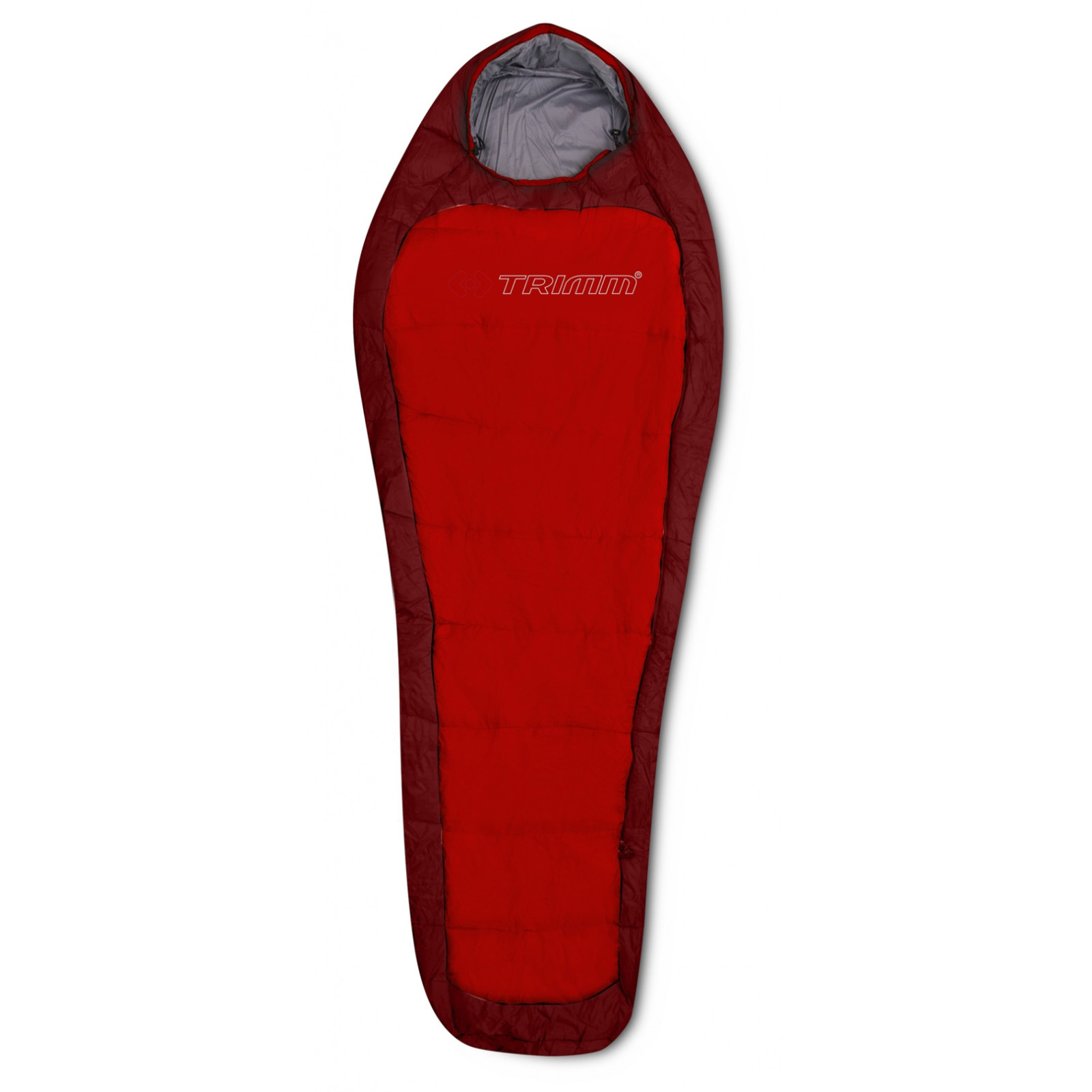 Spacák Trimm Impact 185 cm Zips: ľavý / Farba: červená
