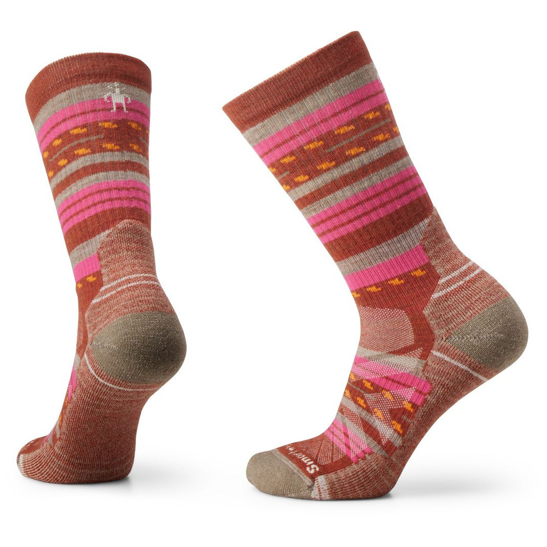Dámske ponožky Smartwool Hike Light Cushion Margarita Crew Veľkosť: S / Farba: červená/ružová