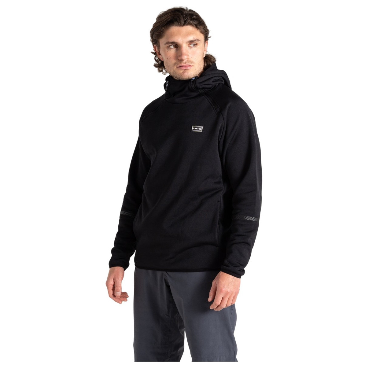 Pánska mikina Dare 2b T-Bar Hoodie Veľkosť: S / Farba: čierna