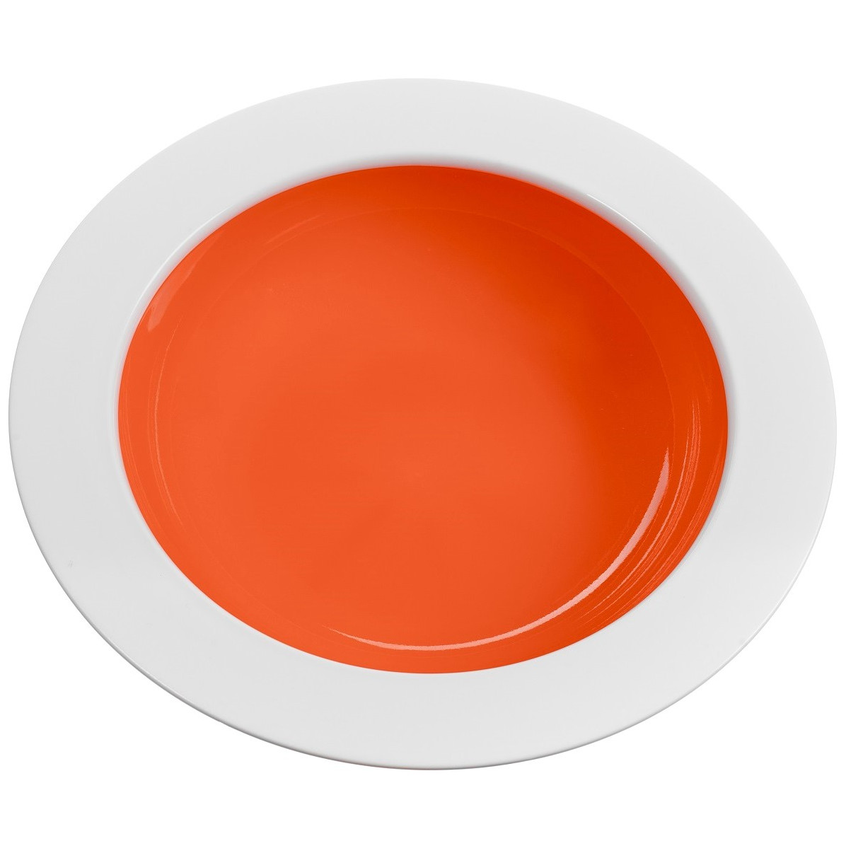 Tanier Omada Eat Pop Soup plate 23,5 x 4,5 Farba: oranžová