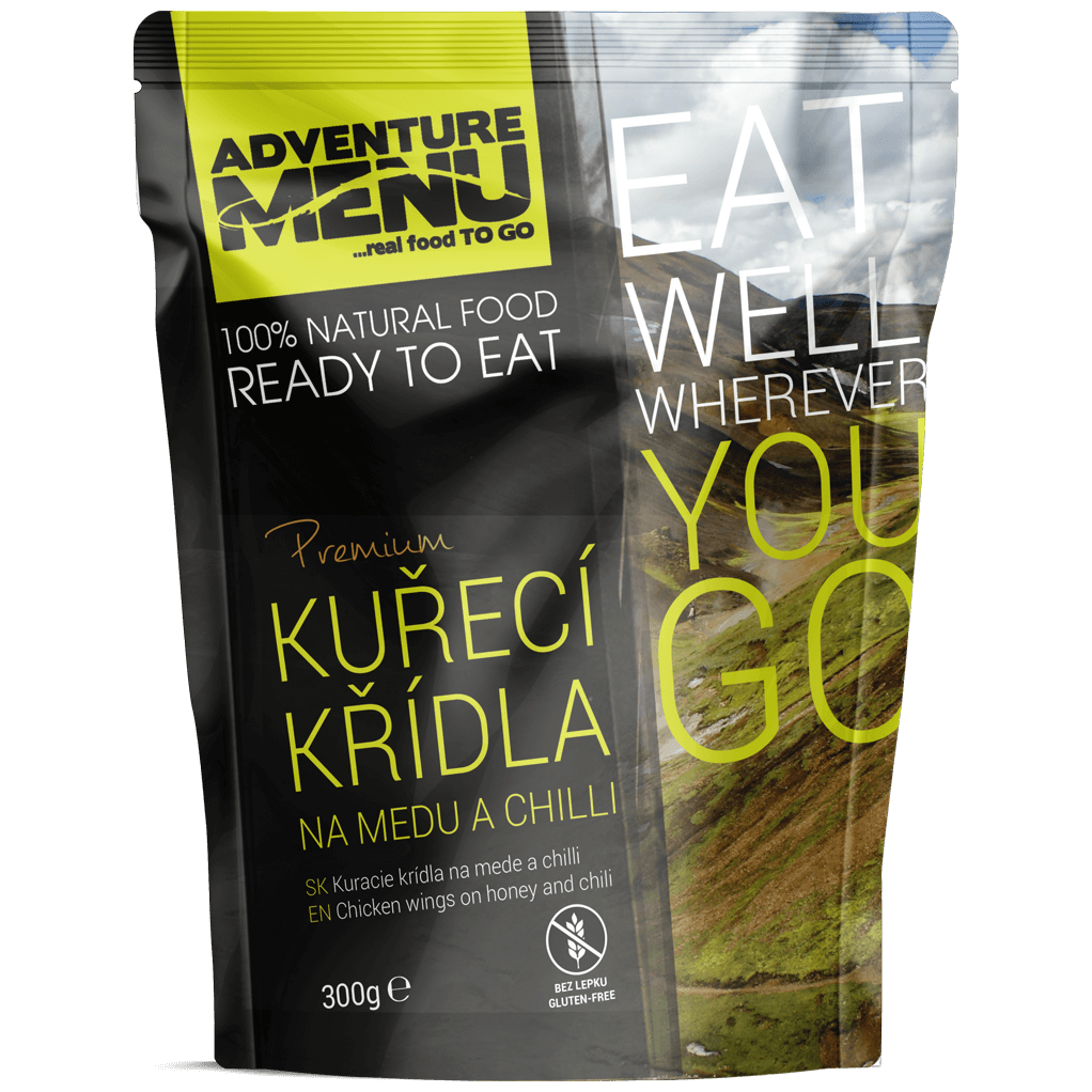 Hotové jedlo Adventure Menu Kuracie krídla na mede a chilli