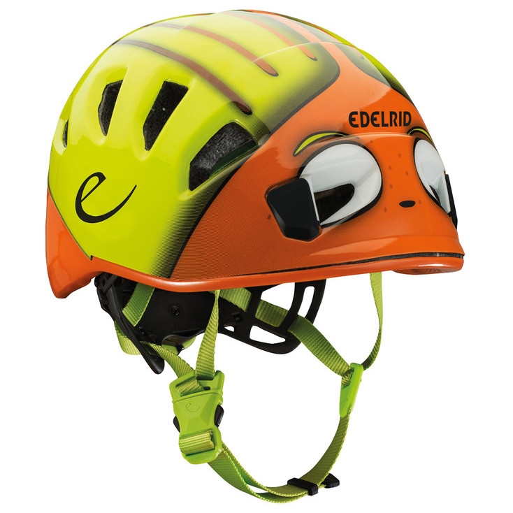 Detská horolezecká helma Edelrid Kids Shield II Veľkosť helmy: 48-56 cm / Farba: žltá/oranžová