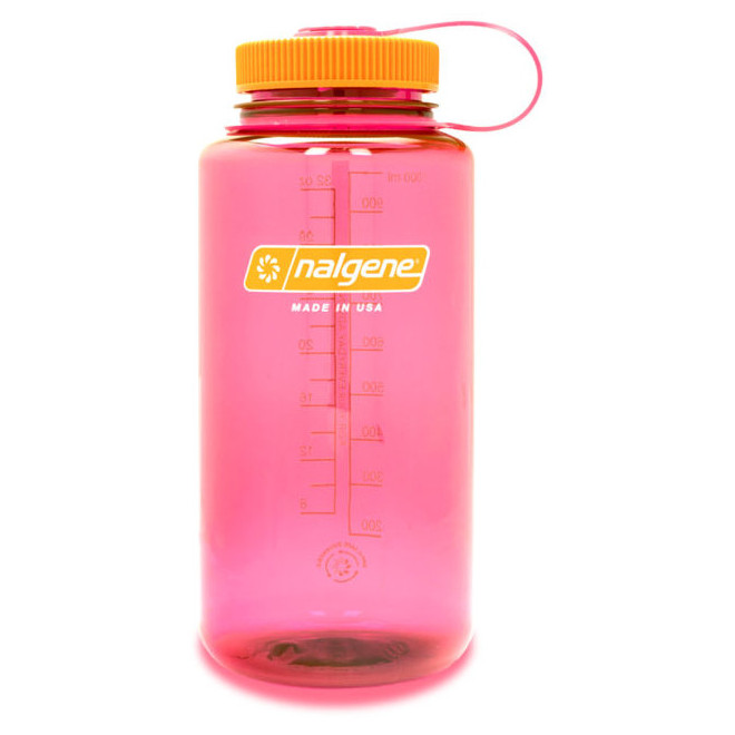Fľaša Nalgene Wide Mouth Sustain 1l Farba: červená/ružová