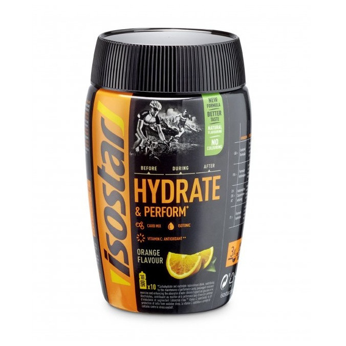 Izotonický prášok Isostar Hydratace & Výkon 400 g príchuť: pomaranč