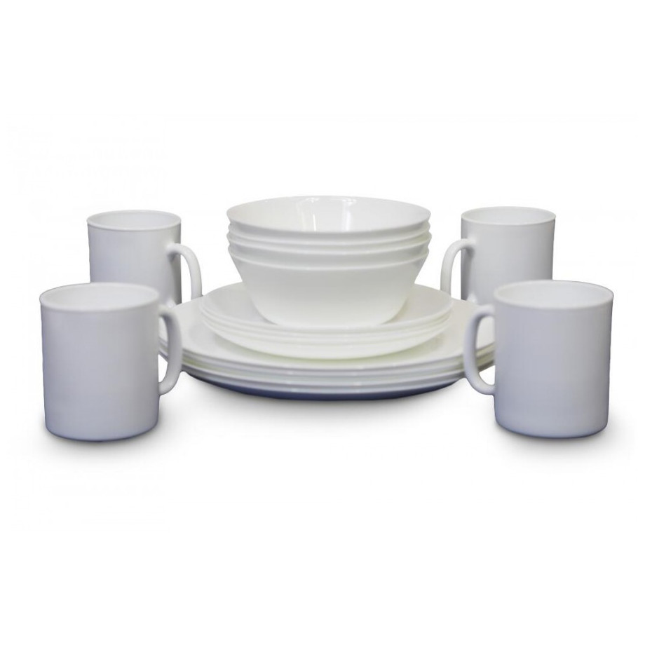 Sada riadov Vango Opal 16 Piece Dining Set Farba: biela