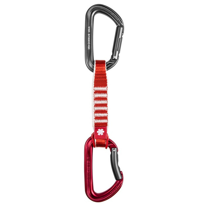 Sada expresiek Ocún HAWK QD ZOOM PA 15/22 mm 12 cm 6-pack Farba: červená