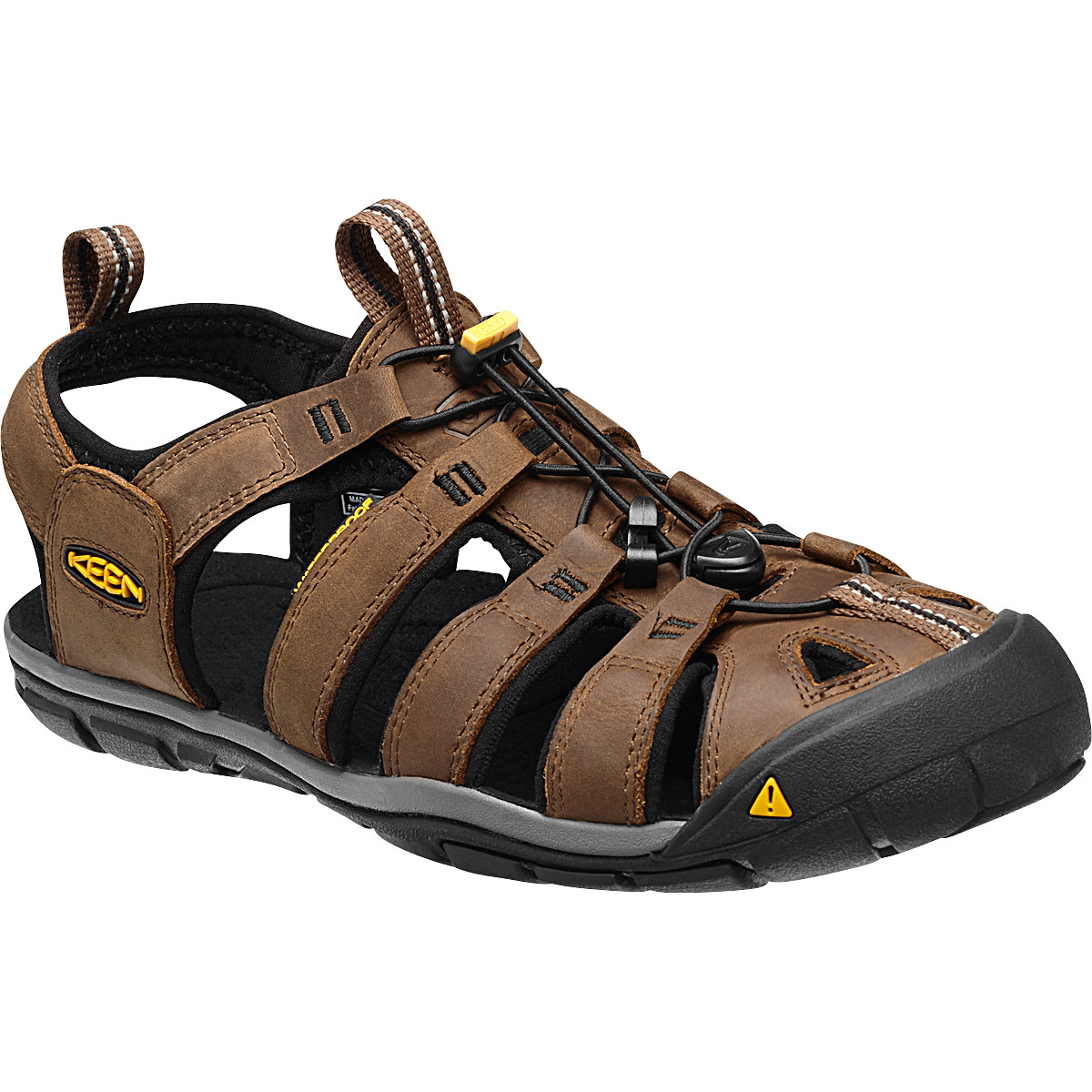 Pánske sandále Keen Clearwater CNX Leather Veľkosť topánok (EU): 46 / Farba: hnedá