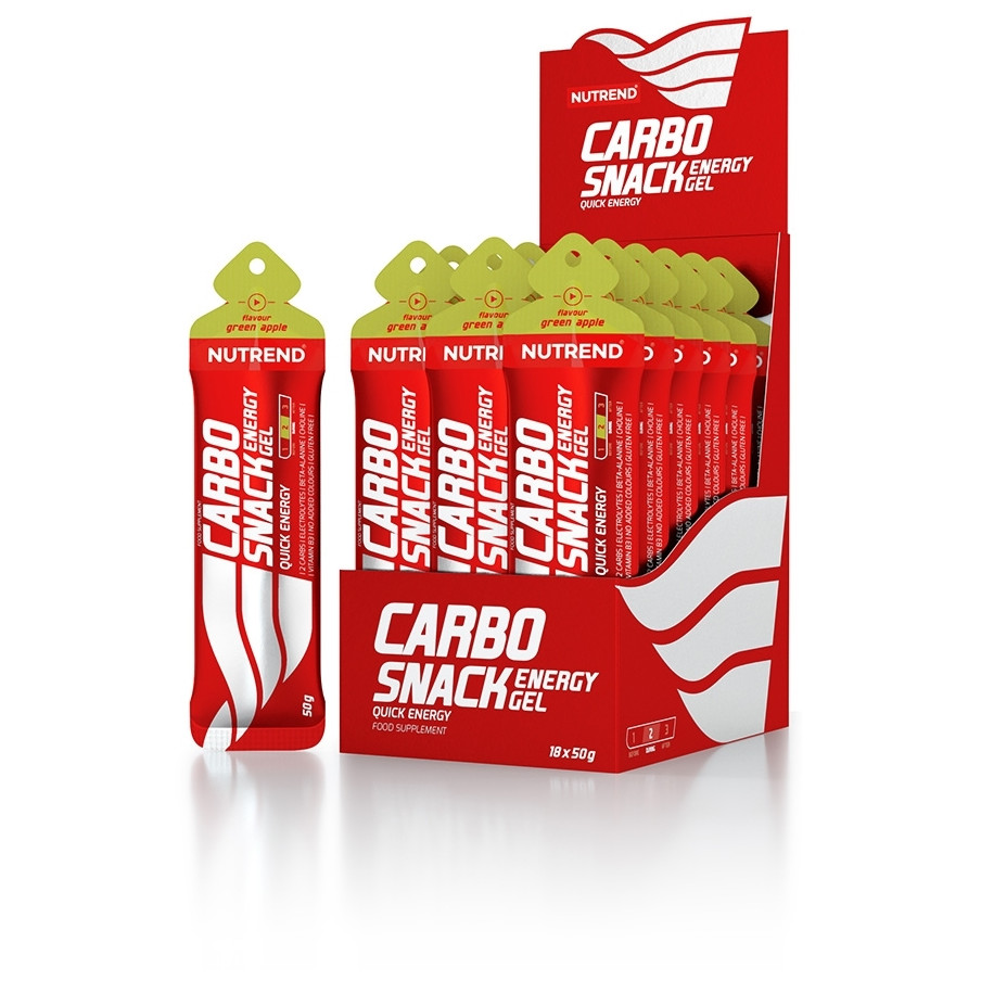 Energetický gél Nutrend Carbosnack sáčok príchuť: jablko