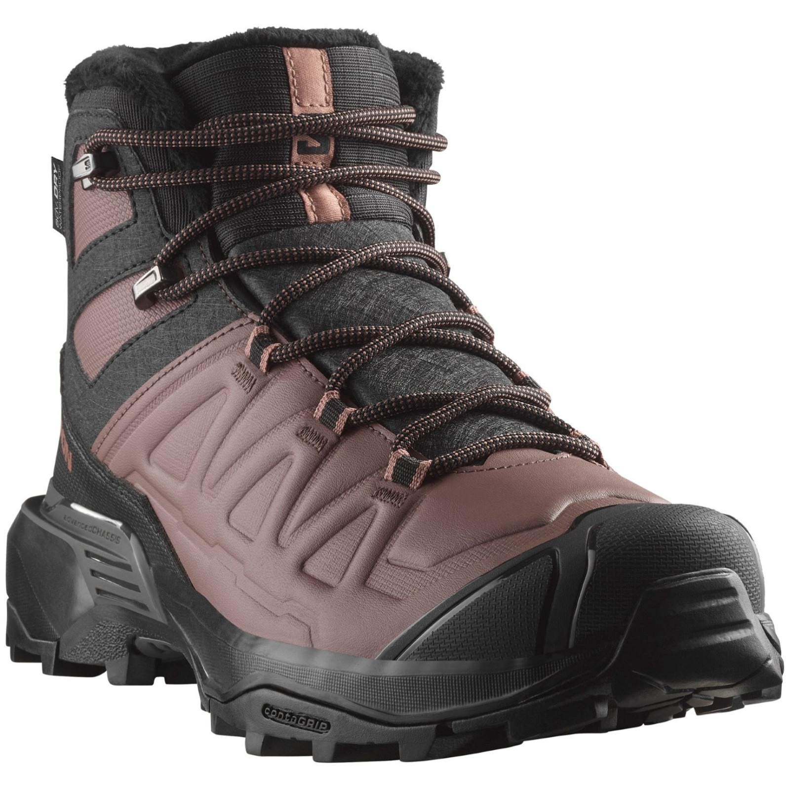 Dámske topánky Salomon X Ultra Snowpilot Waterproof Veľkosť topánok (EU): 38 / Farba: čierna/hnedá