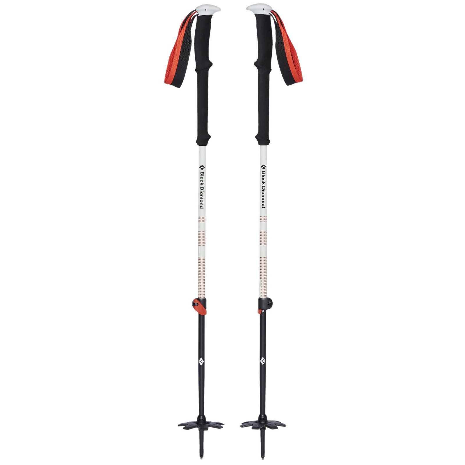 Skialpové palice Black Diamond Expedition 2 Dĺžka palice: 145 cm / Farba: čierna/oranžová