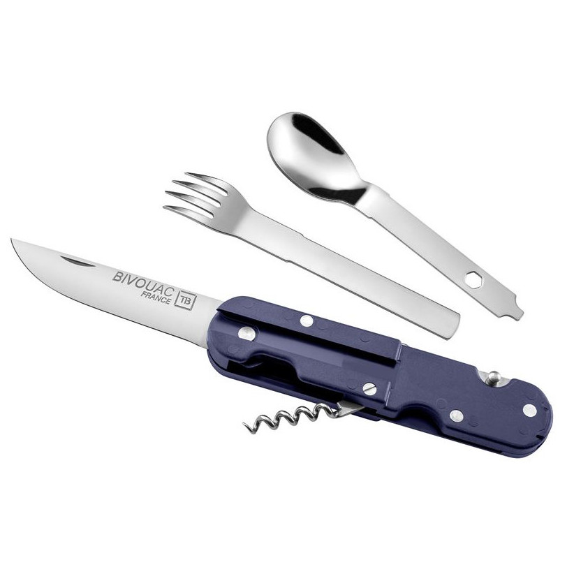 Multifunkčný nôž TB OUTDOOR Bivouac Camp Knife Farba: tmavomodrá