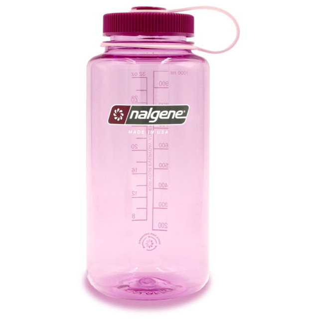 Fľaša Nalgene Wide Mouth Sustain 1l Farba: svetloružová