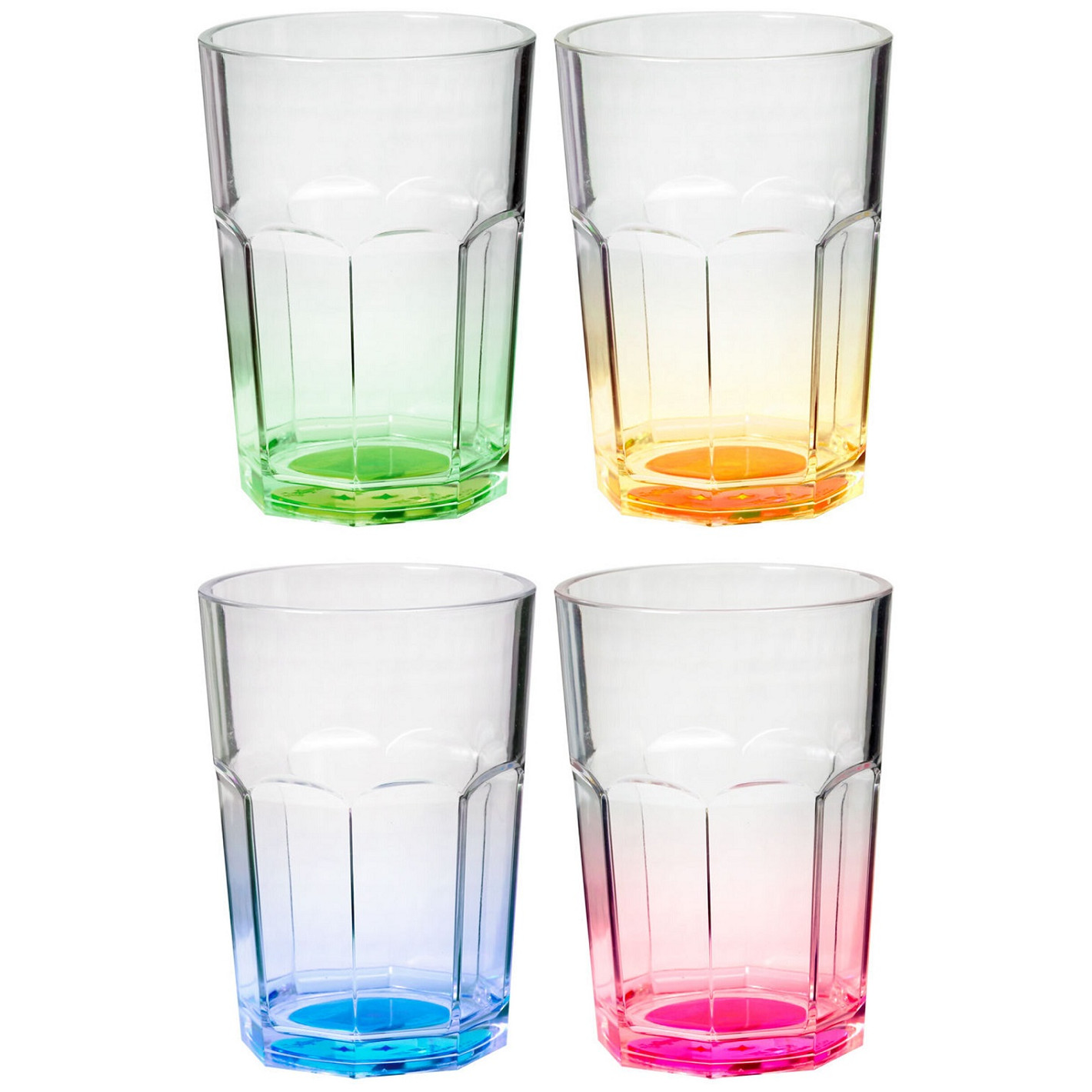 Sada pohárov Brunner Octoglass Color Set Farba: modrá/fialová