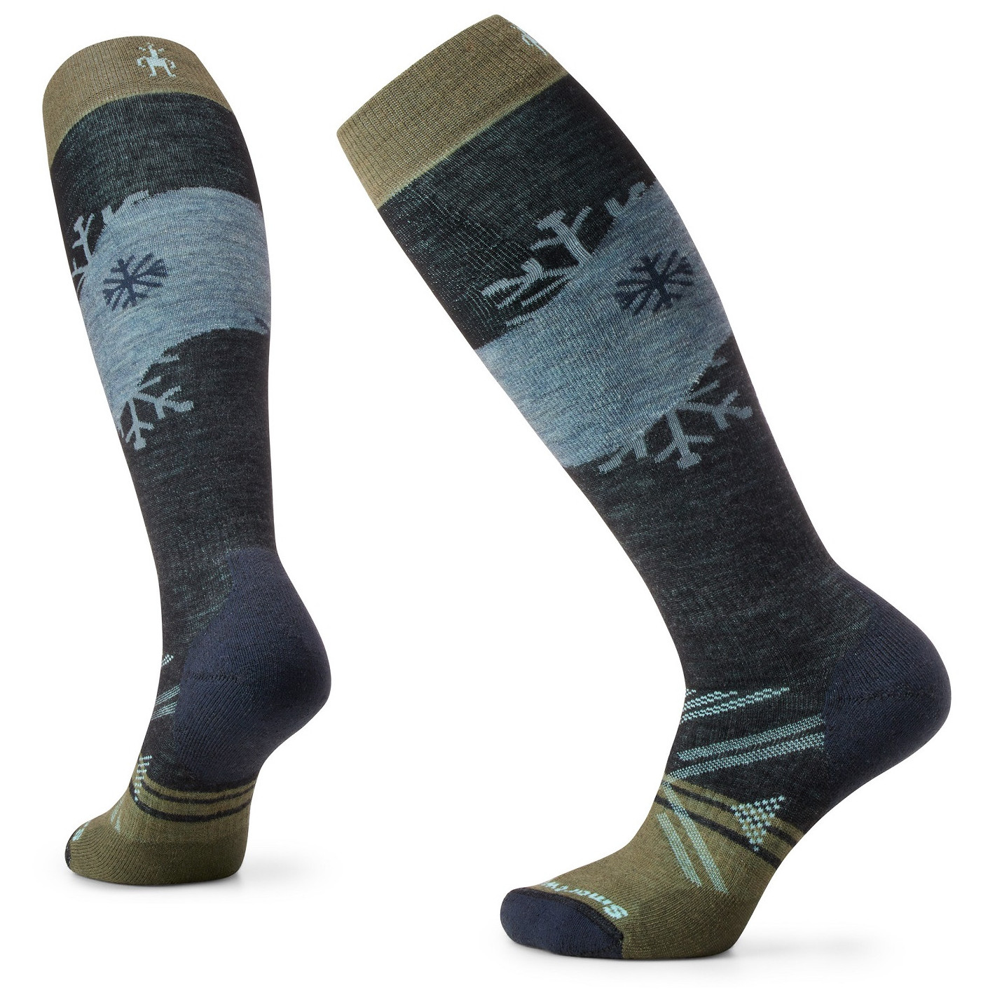 Lyžiarske ponožky Smartwool W Ski Fc Snowpocalypse Pattern Otc Veľkosť ponožiek: 38-41 / Farba: sivá...