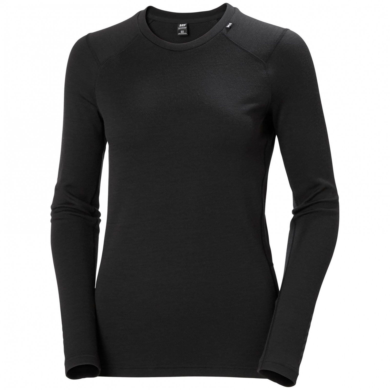 Dámske funkčné tričko Helly Hansen W Lifa Merino Midweight Crew Veľkosť: S / Farba: čierna