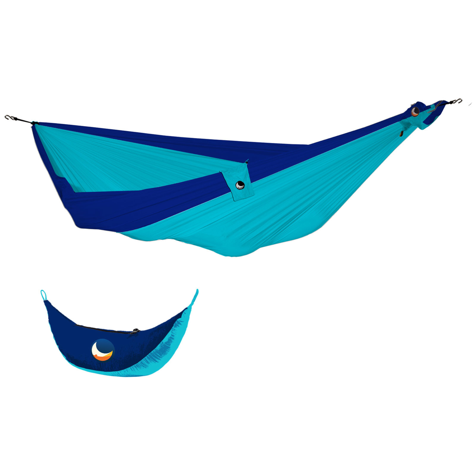 Hamak Ticket To The Moon King Size Hammock Farba: tyrkysová/modrá