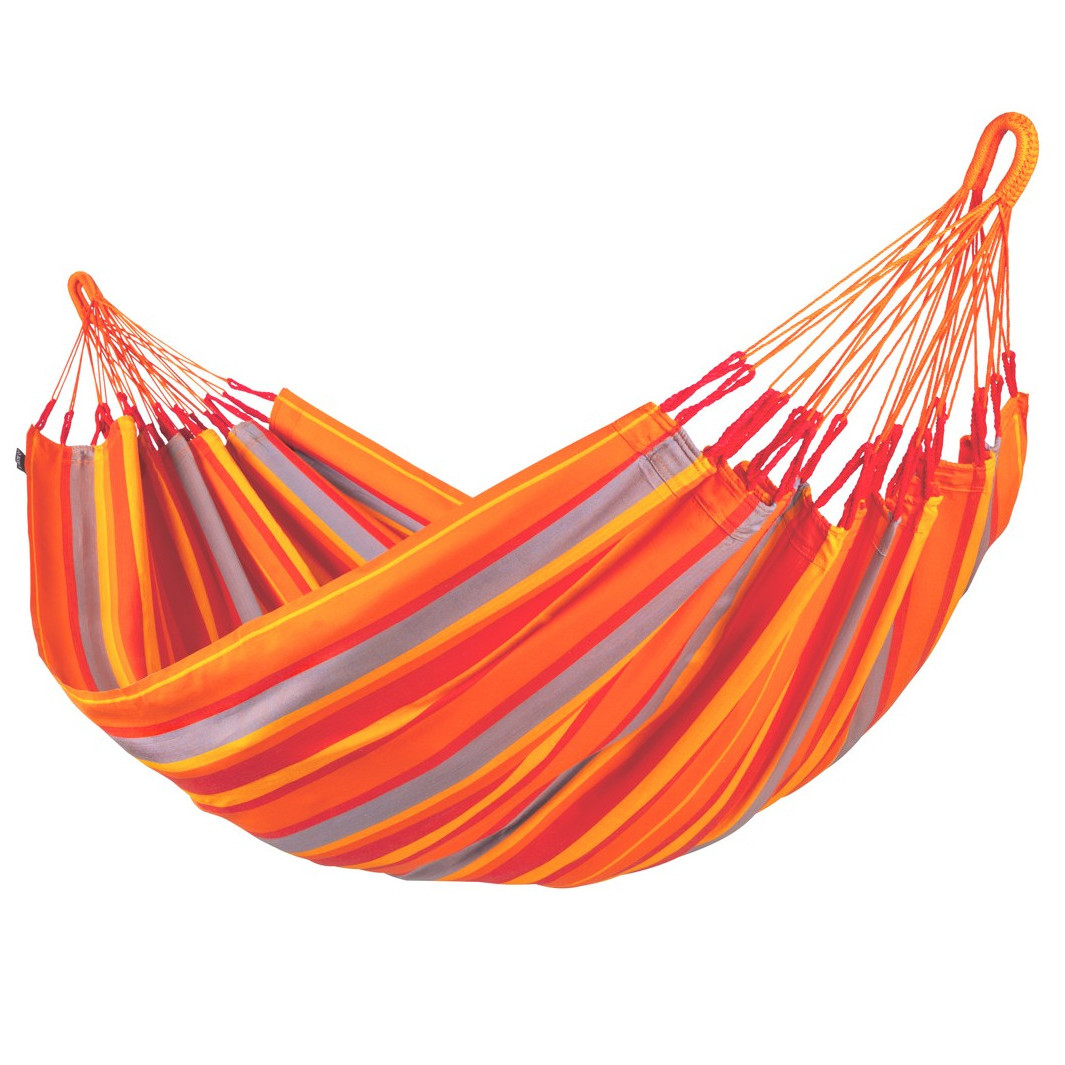 Hojdacia sieť La Siesta Brisa Single Caribic Farba: červená/oranžová