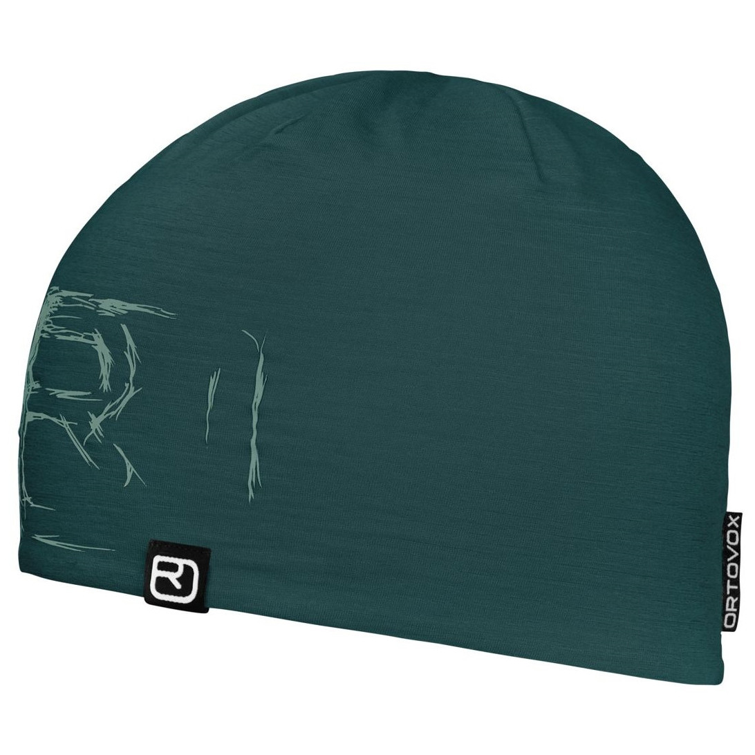 Čiapka Ortovox 120 Tec Logo Beanie Farba: tmavomodrá