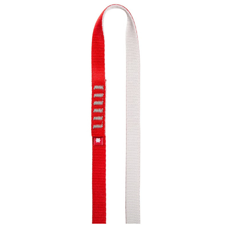 Slučka Ocún O-SLING ECO-PES 16 mm 30 cm Farba: biela/červená