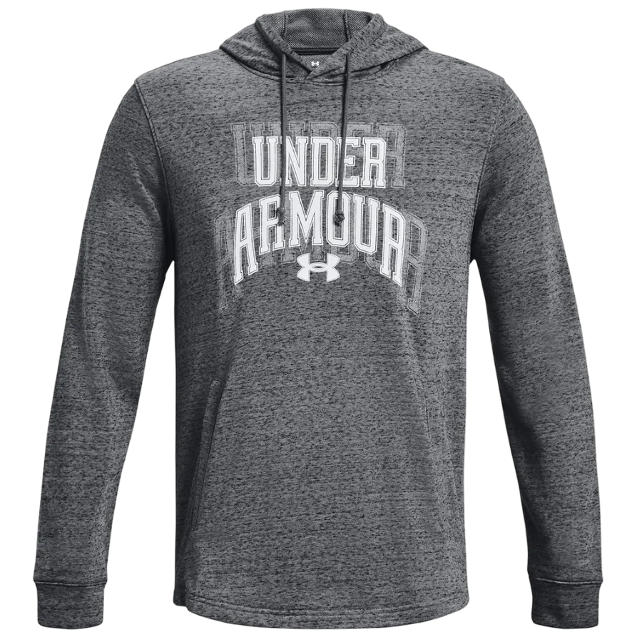 Pánska mikina Under Armour Rival Terry Graphic HD Veľkosť: M / Farba: sivá