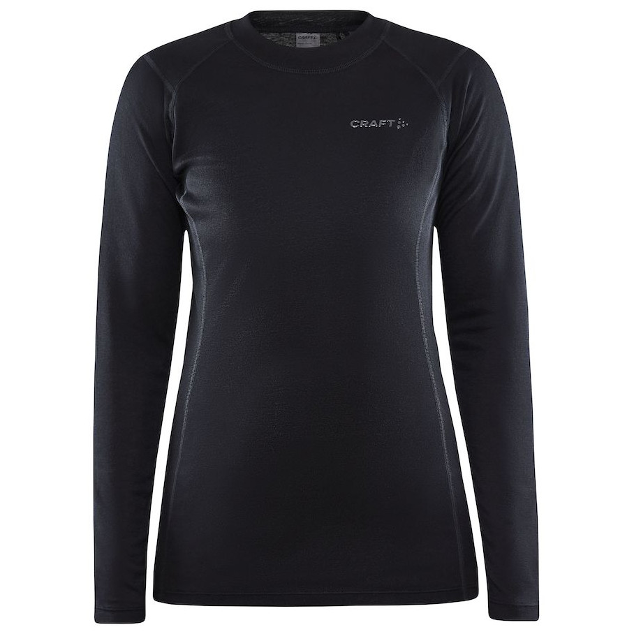 Dámske funkčné tričko Craft Core Warm Baselayer Ls Veľkosť: S / Farba: čierna